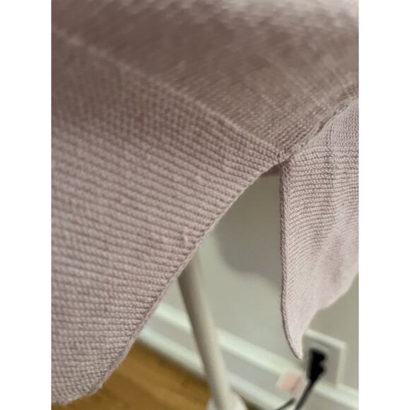 J JILL XL Lavender‎ Lilac Linen Blend 3/4 Sl lightweight Boat Neck Knit Top EUC - Picture 4 of 6